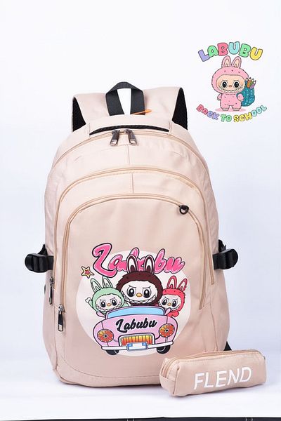Way Labobo 2-piece canvas school bags