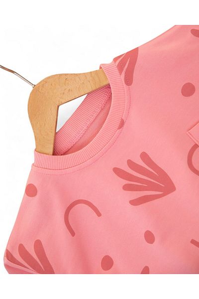 Ege Bebek 2-3-4-5-6 Years Girl and Boy Children's Seasonal 2 Thread Embroidered Tracksuit Set