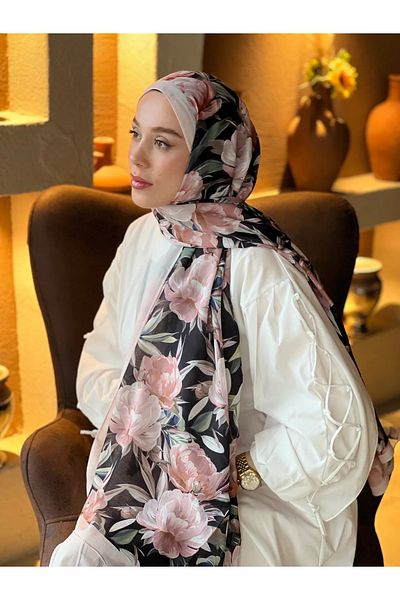 Tesettür Diyarı Seta Pattern Lina Shawl