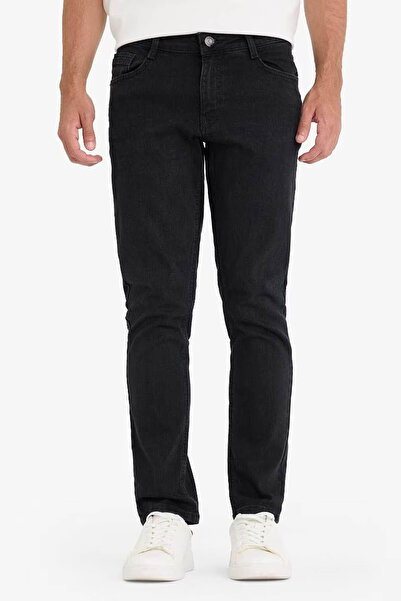 DeFacto Pedro Slim Fit Siyah Erkek Jean Pantolon R8788AZ/NM40