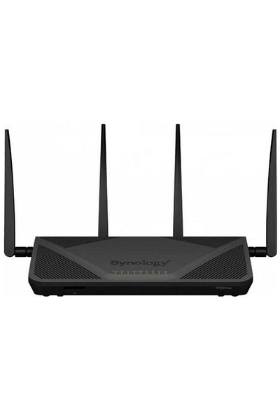SYNOLOGY Router Wireless RT2600ac, Gigabit, Dual Band, 2600 Mbps, 4 Antene Externe (Negru)