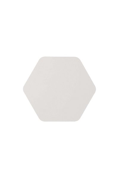 Lamsit Ibdaa Acrylic Hexagon 3mm Thick Pack of 16 (18.4x16.9cm, Frosted)