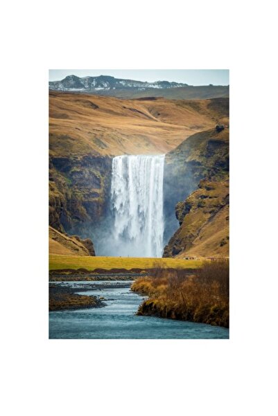 OEM Pictură pe pânză, „Cascada în inima naturii sălbatice”, 26 x 39cm