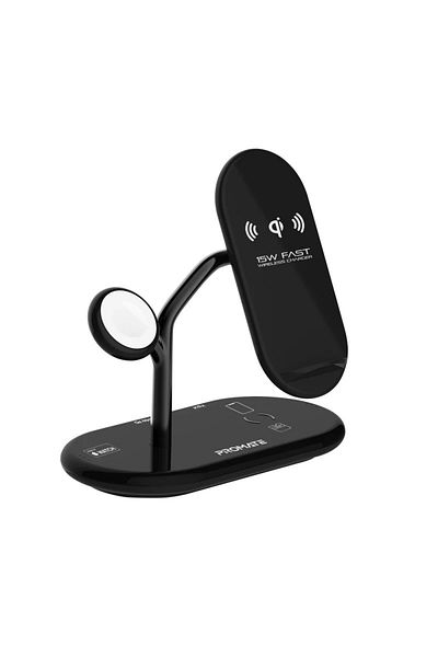 Promate 4-in-1 High-Speed Wireless Charging Station