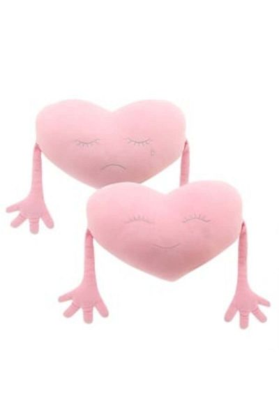 Orange Toys Perna decorativa din plus cu doua fete - Inima | Orange Toys "Relax"