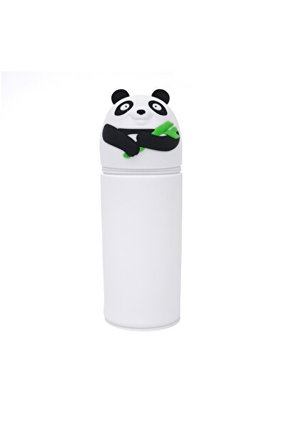 DNS Penar cilindric pentru scoala, etui unisex din silicon, 1 compartiment fe...