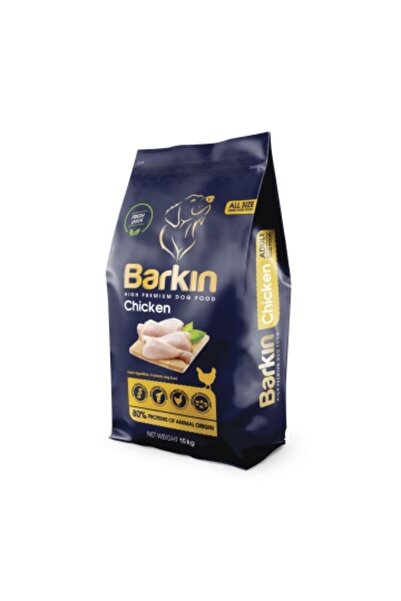 Danube Petfoods Barkin Adult All Size - Premium Dry Food - Chicken - 15 kg