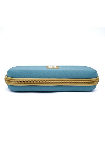 DNS Boys' school pencil case, with 1 zipper, 1 compartment, unequipped, green 110