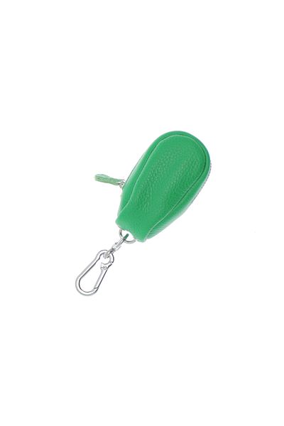 ButicCochet Key holder, made of genuine leather, ButicCochet, 11x5 cm, Green - PR569