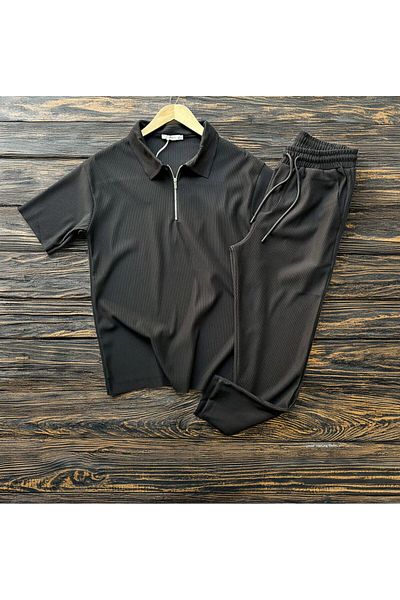 ALİ.COM Ottoman 2025 New Season Half Zipper Tracksuit 2-Piece Set