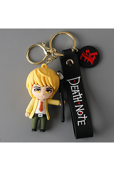 FG KONNİCHİWA Cute Anime Death Note Toy Keychain Car Cartoon Small Accessories Stationery Store