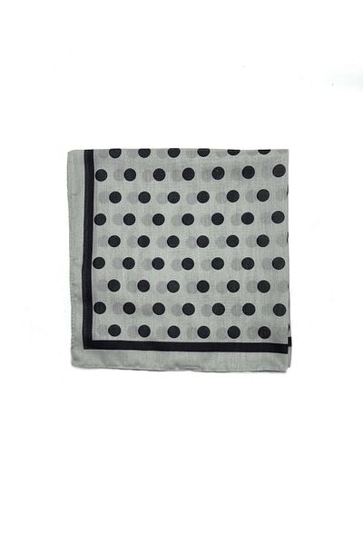 nazipek Soft Fabric Polka Dot Cotton Bandana Scarf 50X50Cm
