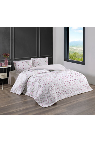 Kristal By Taç Dört Mevsim Kapitoneli Çift Kişilik Yorgan Konulabilir Ranforce Nevresim Takımı