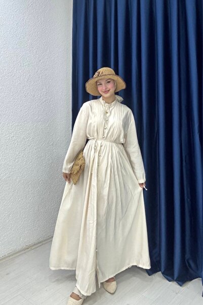 lurex moda Boydon Buttoned Dress