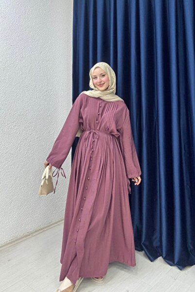 lurex moda Boydon Buttoned Dress