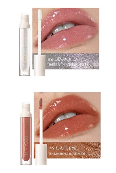 Focallure 2 Pieces Of High Shine Lip Gloss 06 And 09