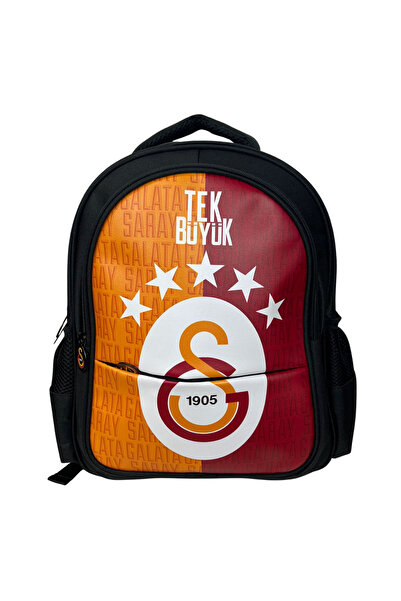 Galatasaray Renkli Taraftar Sırt Çantası | Erkek Kız Çocuk İçin Lisanslı Okul Çantası