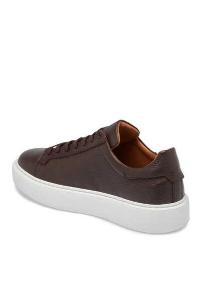 Tergan Kahve Hakiki Deri Erkek Sneaker - E24S1AY56961-A42
