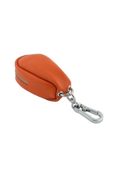 ButicCochet Key holder, made of genuine leather, 11x5 cm, Orange - PR266