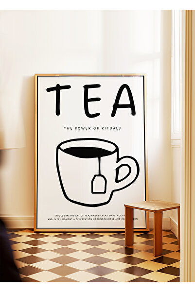 ARTHOUSECOLLECTIVE Poster cu ceai - Ceai, puterea riturilor - Poster fără cad...