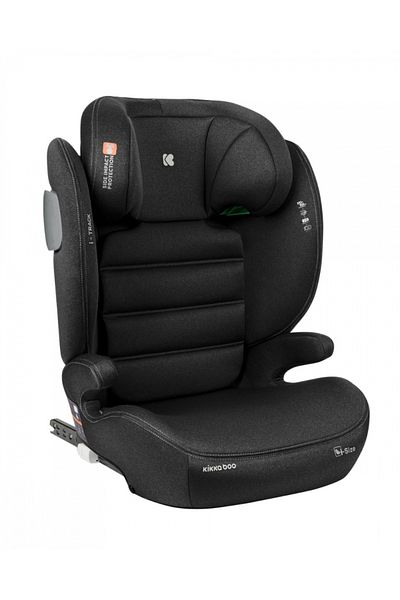 Kikka Boo Scaun auto cu isofix KikkaBoo 100-150 cm i-Track i-SIZE Black