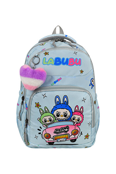 SippoTrade Labubu Licensed Printed Set of 3 Primary School Bag, Thermal Lunch Bag and Pencil Case Set