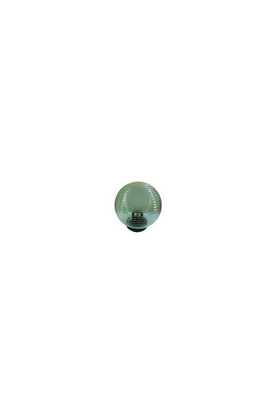 Spot GLOB 30CM TRANSP CU STRIATII ORIZ. SUPORT DREPT