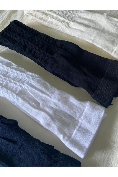 DÜVEN Pack of 4 Girls' Pantyhose (Cotton, Patterned, Wife, Winter Pantyhose)