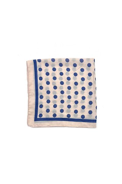 nazipek Soft Fabric Polka Dot Cotton Bandana Scarf 50X50Cm