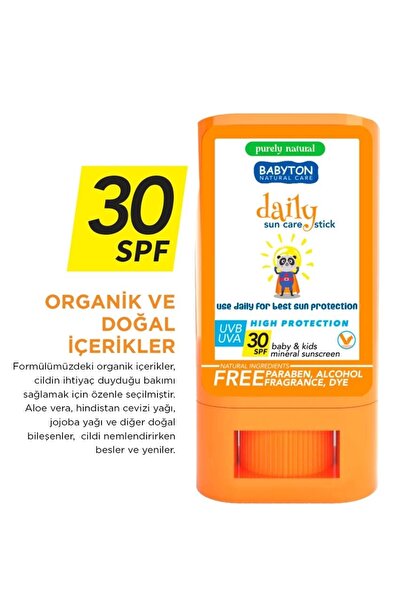 BABYTON Daily Güneş Stick 30 SPF 20 gr