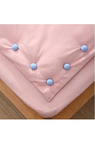 Tiesa Home 12Pcs Bed Sheet Quilt Cover Fixing Needle Button Clip Fixer Blue
