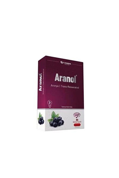 Rcfarma Aranol Aronya Trans Resveratrol 30 Kapsül