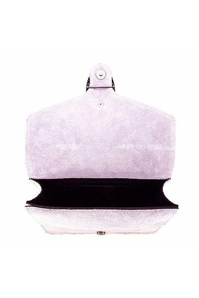MADE İN ITALY Light purple genuine leather bag 1524-123