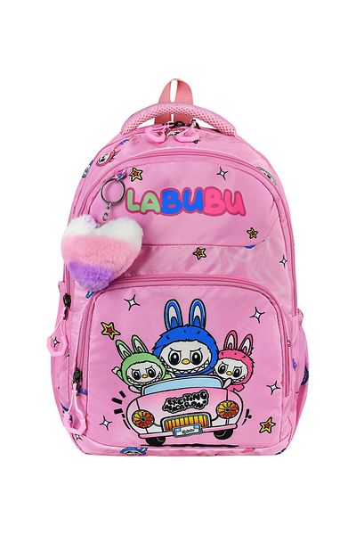 SippoTrade Labubu Licensed Printed Set of 3 Primary School Bag, Thermal Lunch Bag and Pencil Case Set