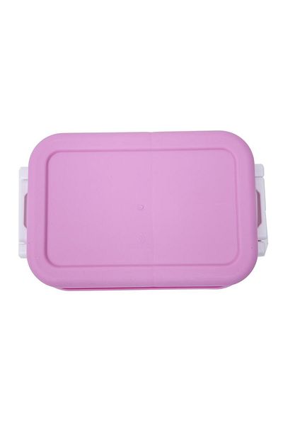 DNS Stainless steel children's lunch box, bento lunch box solid 500 ml, pink YSY5002-1