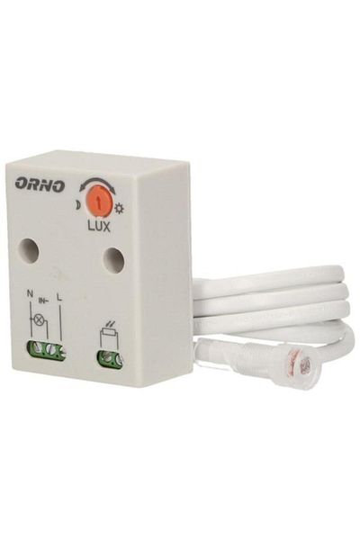 Orno Senzor crepuscular OR-CR-233, cu sonda externa, IP65 (Alb)