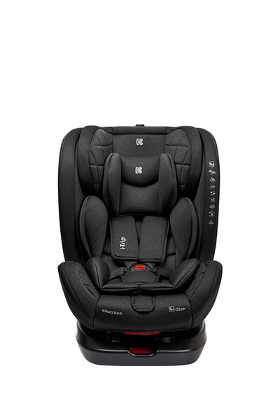 Kikka Boo Isofix car seat KikkaBoo i-Trip Black, recommended for children between 40-150 cm, I-Size, 4 positions