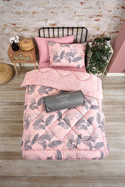 argehome Tek Kişilik Welsoft Uyku Seti Çift Taraflı Wellsoft Pofuduk Polar Yorgan ve 100x200 Lastikli Çarşaf