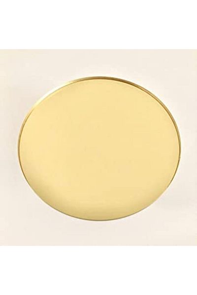 Lamsit Ibdaa Acrylic Circles 3mm Thick, 16-Pack (4 Inch, Golden Mirror)