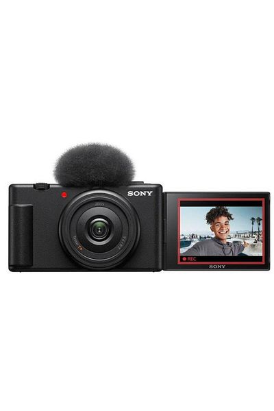 Sony Cameră compactă pentru vlogging ZV-1F, Ultrawide, 4K, 20 MPx, F2.0, Bluetooth (Negru)