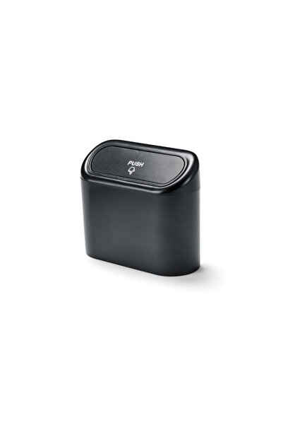Autowise Mini Auto Trash Can Abs Plastic Black