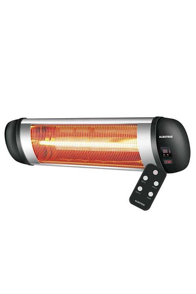 ALBATROS Electric patio heater RFC-2500AT Infrared Wall Mounted 3 power levels 2000W Grille