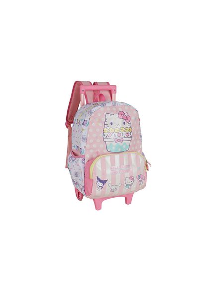Hello Kitty TROLLEY 16" W/ PENCIL CASE Pink Color&Character Prints