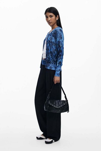 Desigual Medium faux leather patch bag