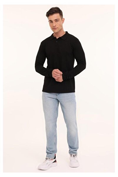 Kinetix SN329 UZUN KOL POLO 5PR ERKEK SWEATSHIRT