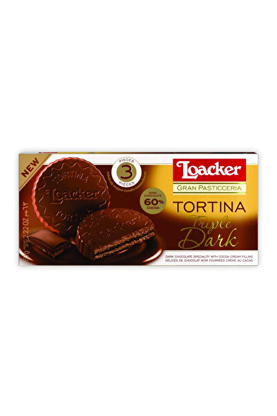 Loacker Tortina رقاقة داكنة، 125 جرام