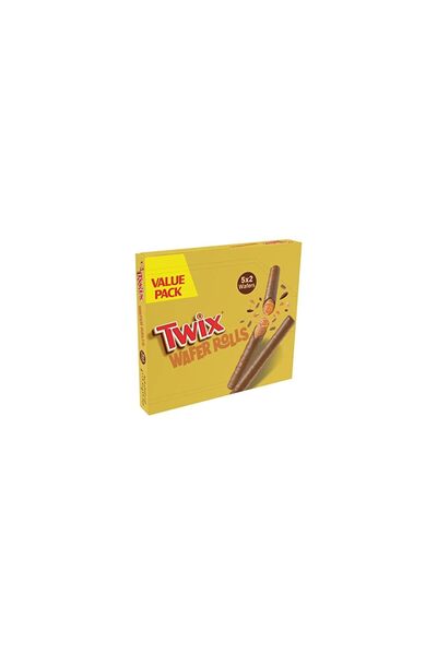 Galaxy Twix Crispy Wafer Roll Coverd In Milk Chocolate 5×2 Wafers, 112g
