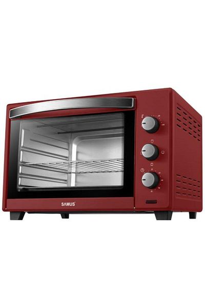 Samus Electric Oven CS 45 RED, 45L, 2000W (Red)