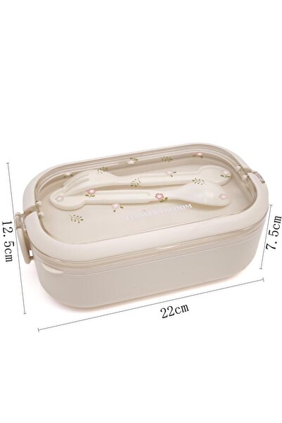 DNS Caserola bento plastic, 1 compartiment, ovala, capac solid, 1010 ml, alb ...