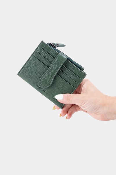 Grande Leather Women's Wallet 2816 Crocodile Green